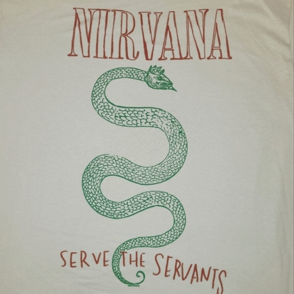 Nirvana Serve The Servants Soft Tee - Picture 2 of 4